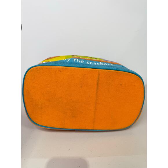 Anne Ormsby Surviving Stress Tote Washed Canvas Embroidered Shells Wood - Picture 12 of 16